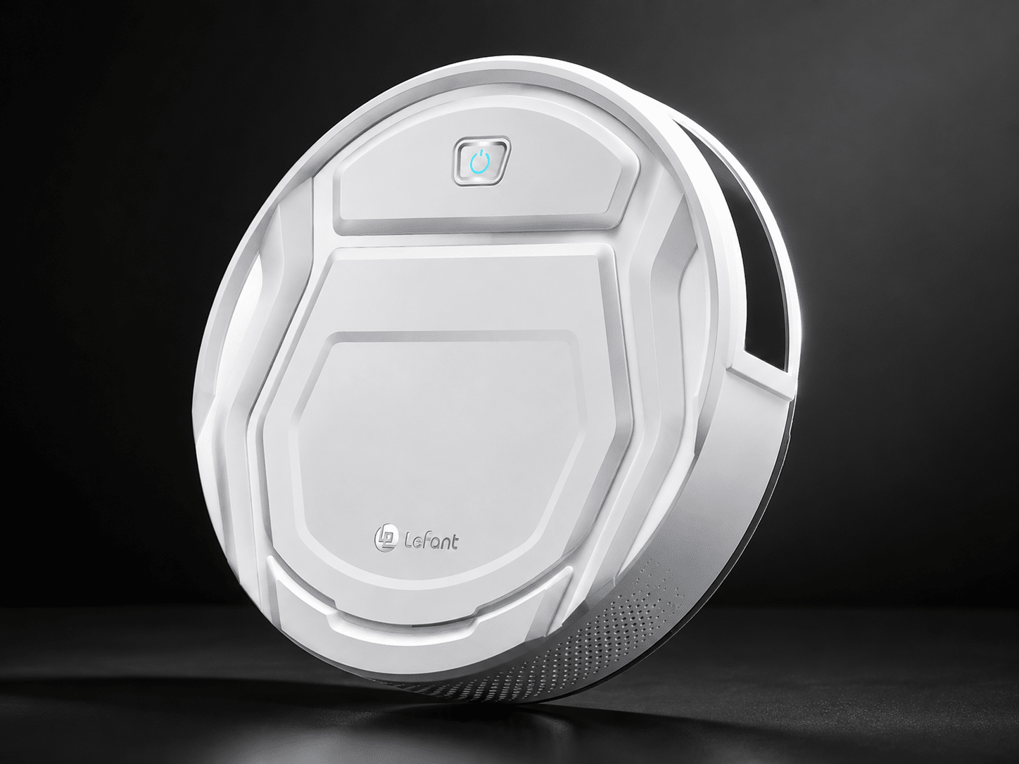 robot aspirateur blanc